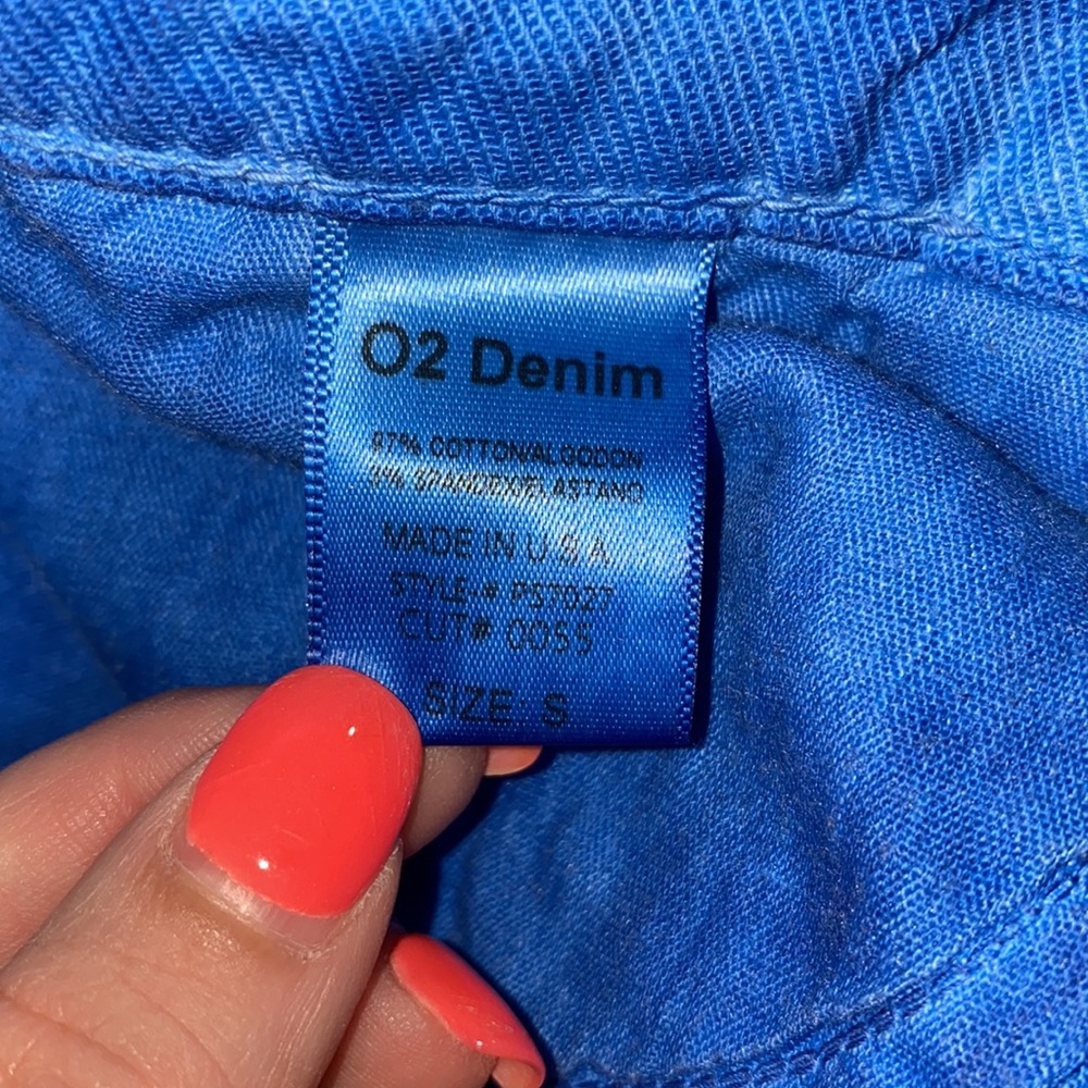 O2 Denim Blue Shorts - Picture 3 of 3